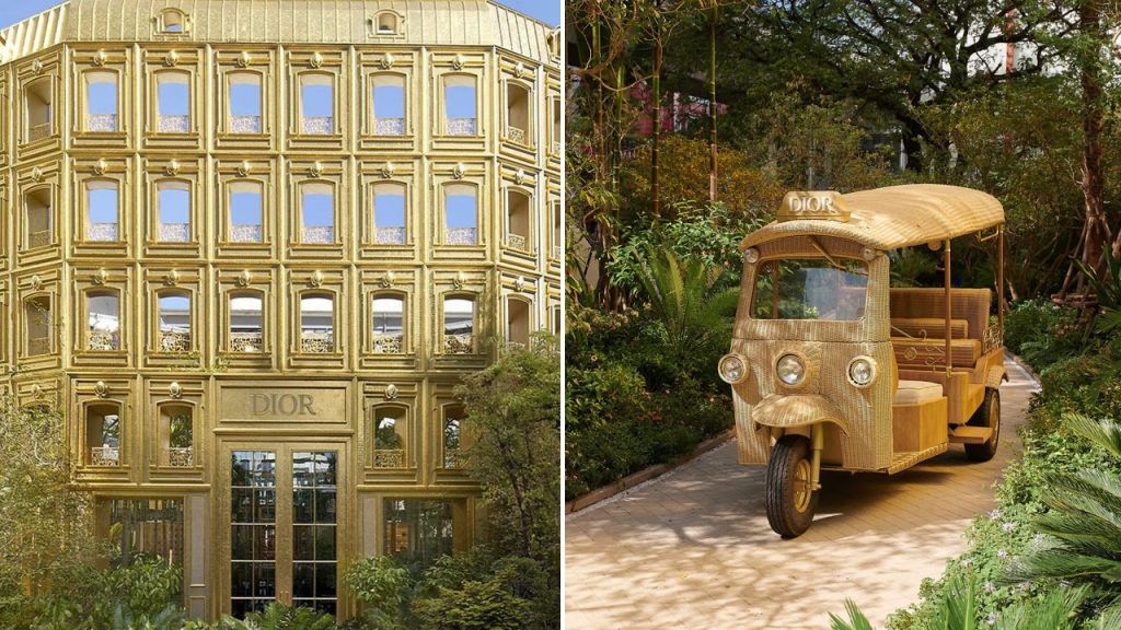 Dior Vidkryv Eksklyuzyvnyj Zolotyj Flagman U Tayilandi Foto